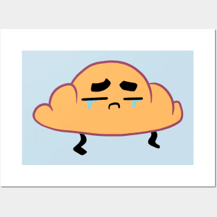 Crying Croissant Friend Posters and Art